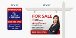 Real estate sign printing