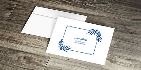 1-Color Envelope Application