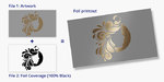 Foil Bookmark Artwork Layer
