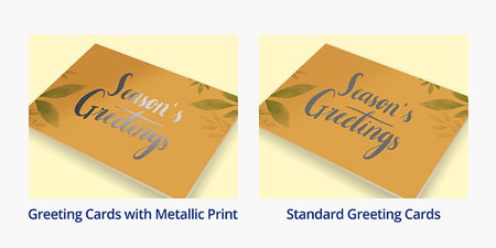 Metallic Greeting Cards Comparison