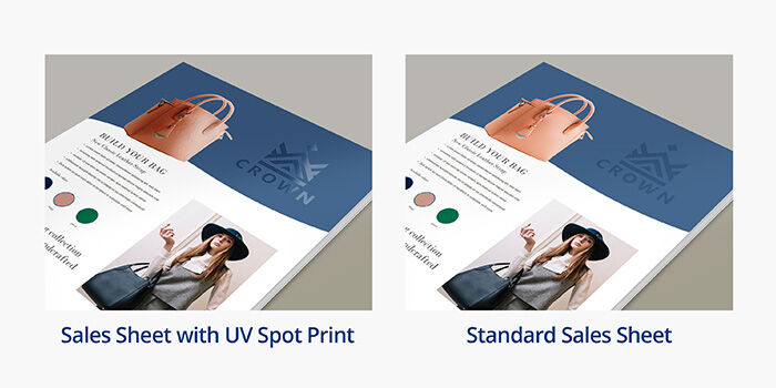 Spot UV Sales Sheets
