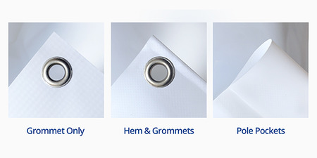 Vinyl Banner Finishing