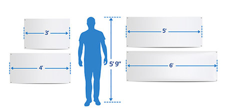 Fabric Banners Sizes