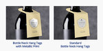 Metallic Bottle Neck Hang Tags Comparison