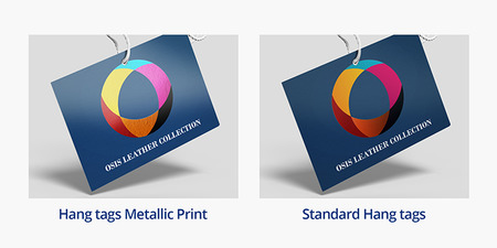 Metallic Hang Tags Comparison