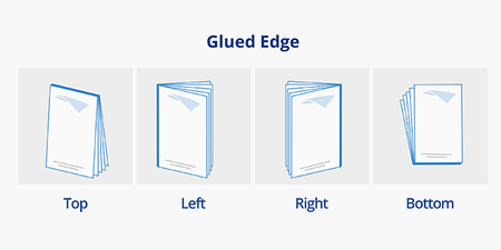 Notepads Glued Edge