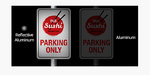 Parking Signs Application Reflective Comparison