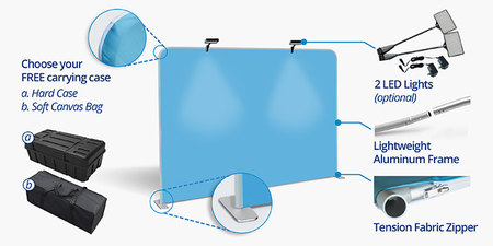 Straight Tension Display Hardware