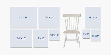 Stretched Canvas Sizes