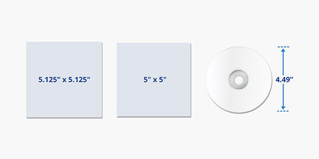 CD/DVD Sleeves Sizes
