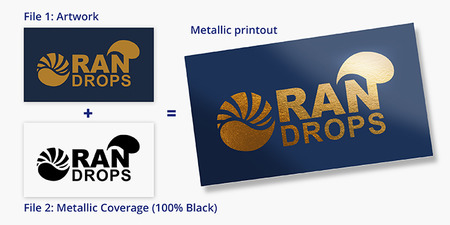 Metallic Flyers Artwork Layer