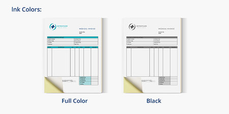 Carbonless Forms Ink Colors
