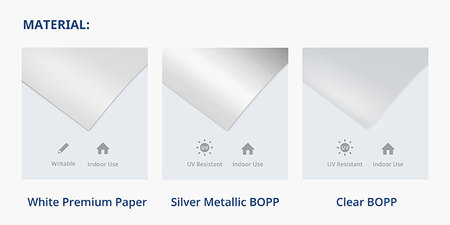 die cut stickers material