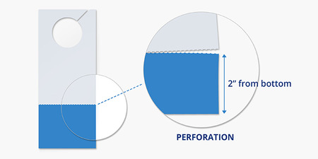 Door Hangers Perforation