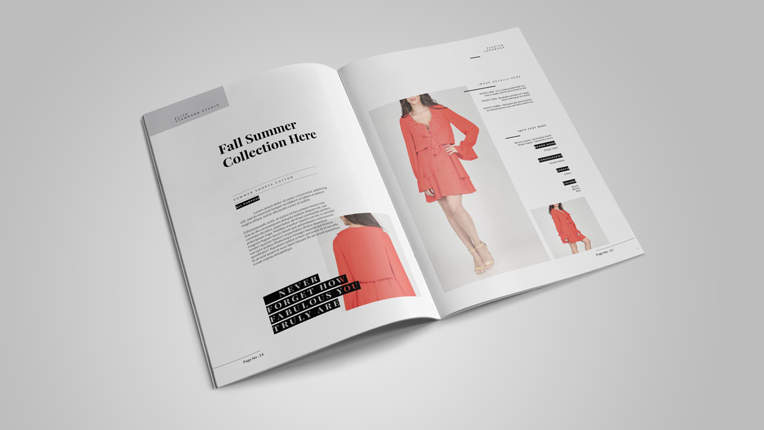 Fashion catalog from PrintRunner