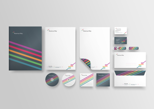 Corporate identity of Revenue Alley Corporate Identity Branding - Revenue Alley