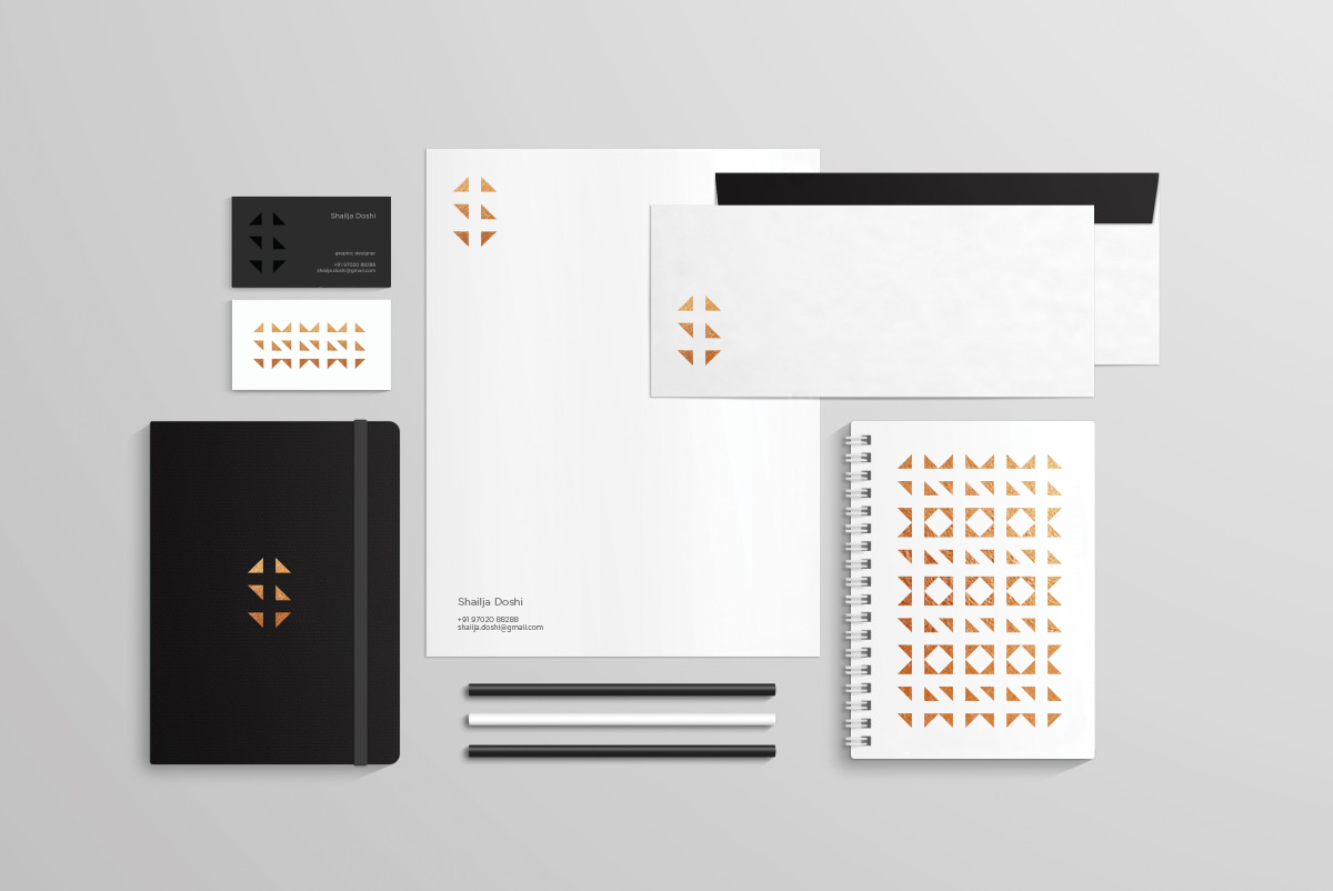 Corporate identity of Shailja Doshi Corporate Brand Identity - Shailja Doshi