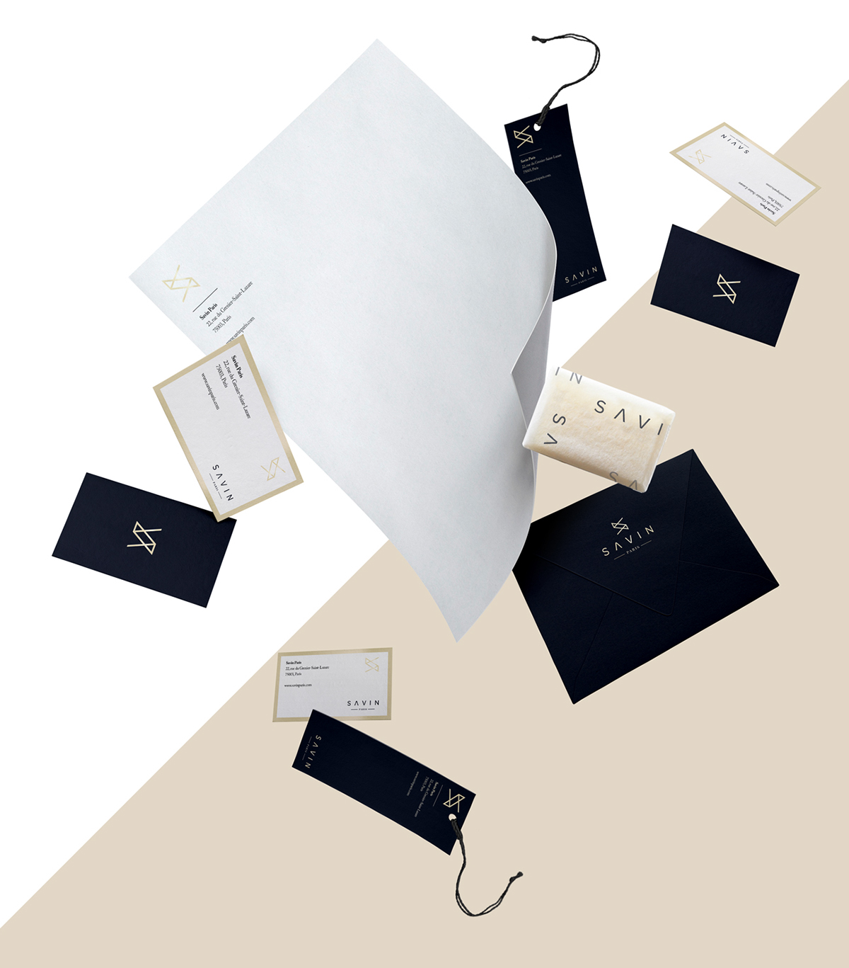 Corporate branding for Savin Paris Corporate Branding Package - Savin Paris