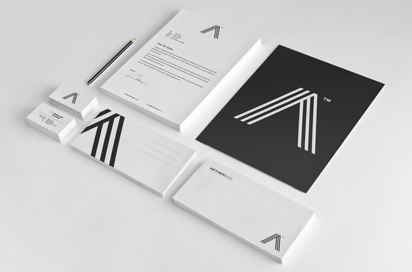 Corporate branding for Aether Corporate Identity Design - Aether