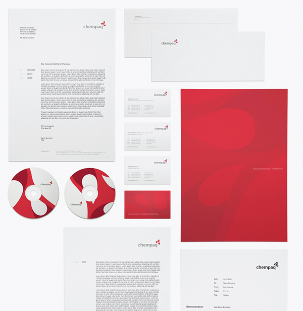 Corporate branding for Chempaq Denmark Corporate Brand Identity - Chempaq Denmark