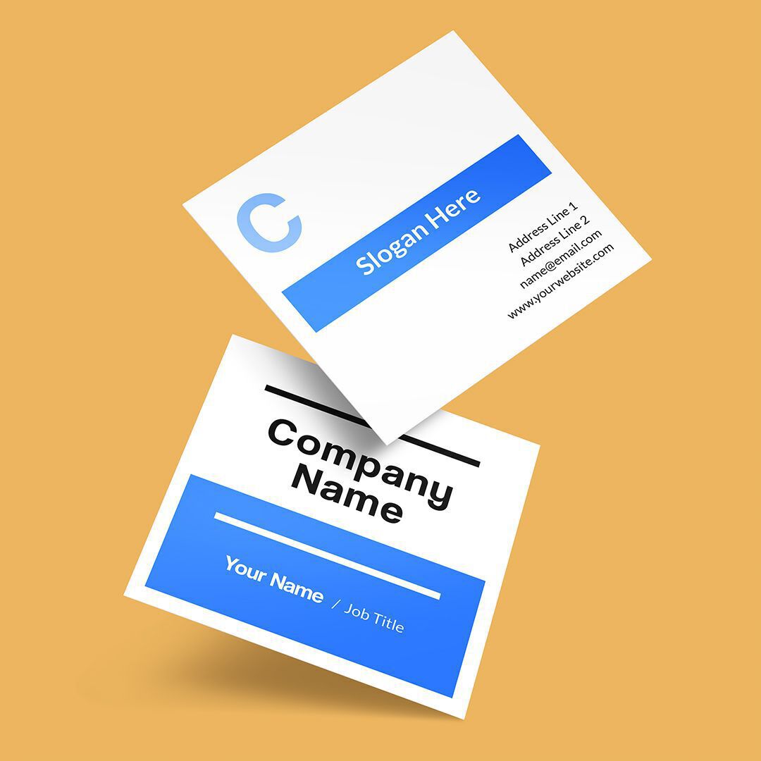 well designed business card