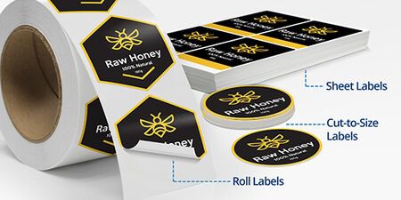 Cut-to-Size and Roll Custom Labels