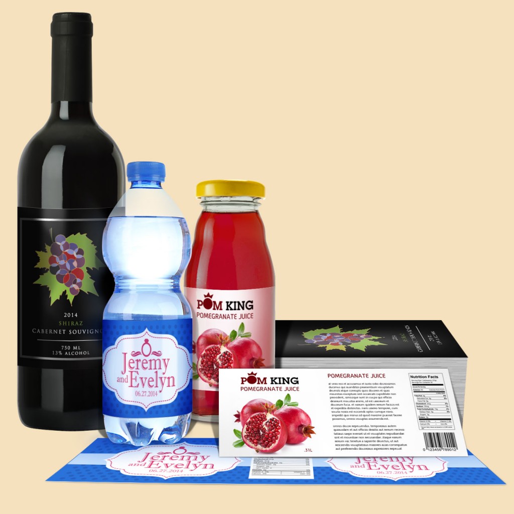Cut-to-Sizel Bottle Labels