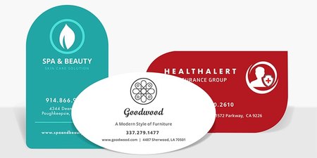 Die-Cut Business Cards