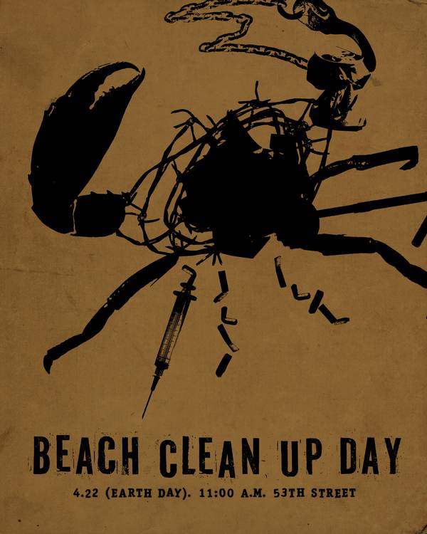 Earth Day Poster Ideas - 19 Beach Clean Up