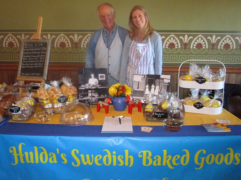David and Jenny, bakers of Hulda’s Swedish Baked Goods 