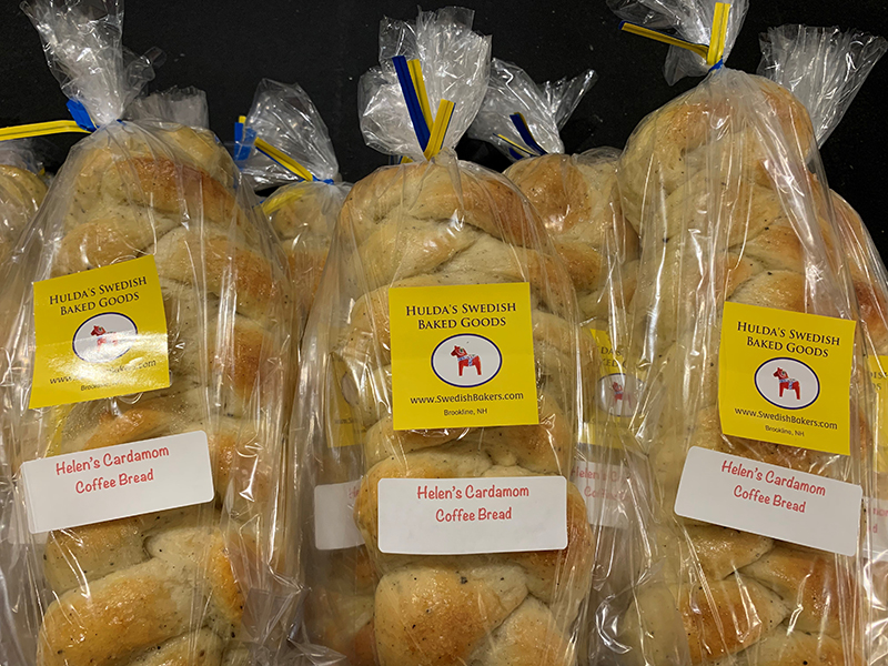 Cardamon Braid with PrintRunner custom Hulda’s label 