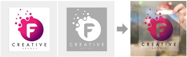 Make white areas clear