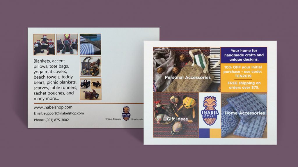inabel shop custom postcards