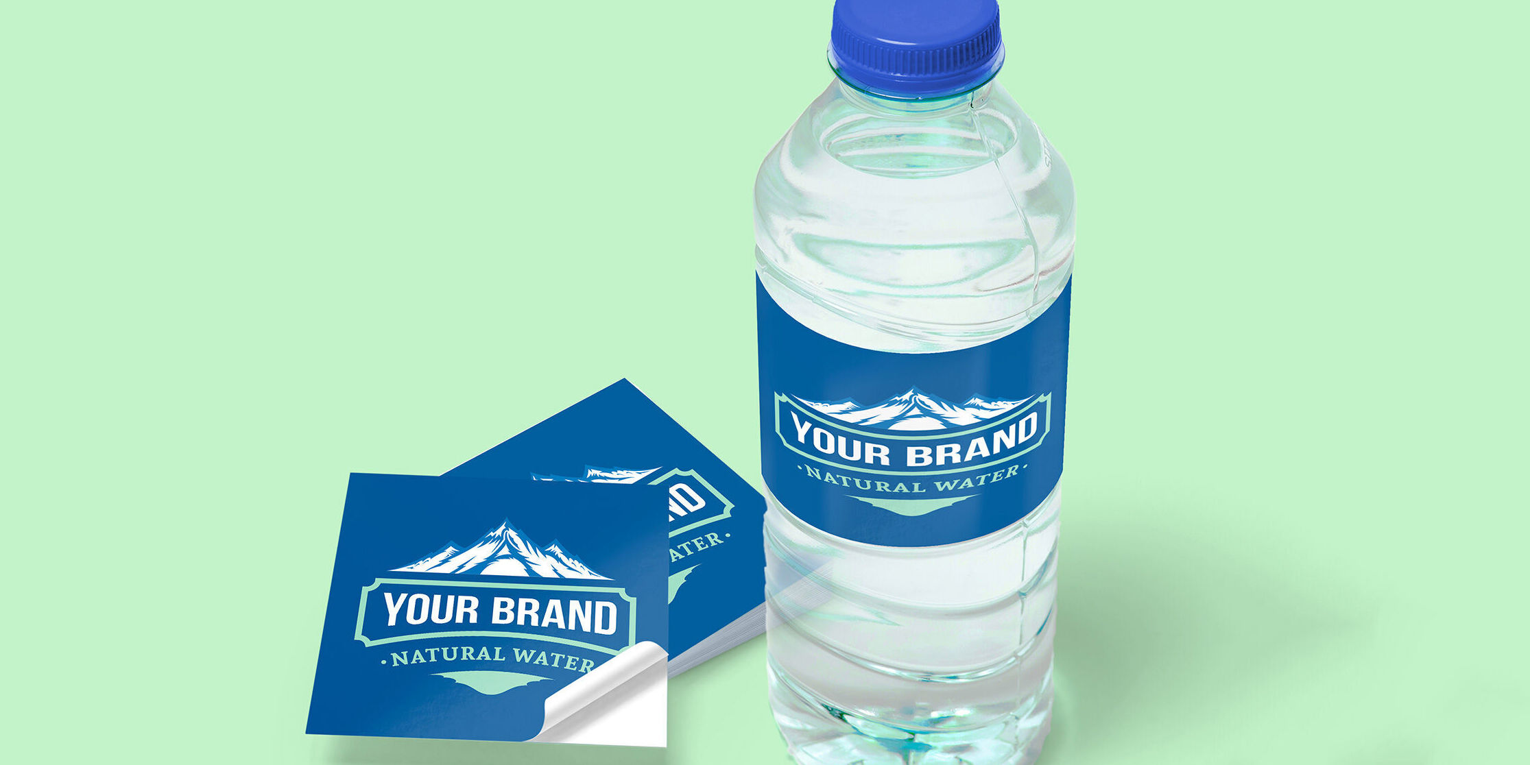 Bulk Custom Water Bottle Stickers