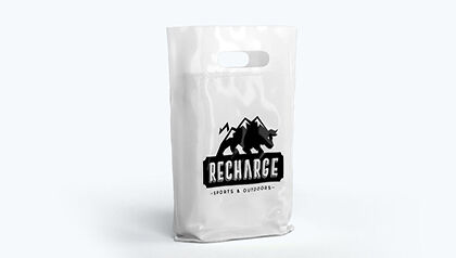 Die Cut Handle Plastic Bags