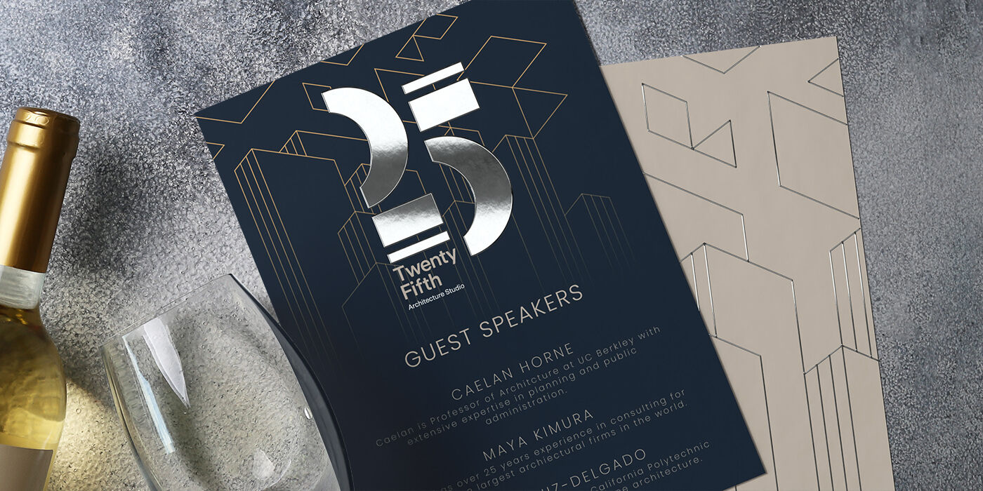 Raised Foil Card Flyers