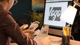 designing a logo sticker