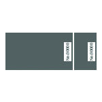 Right edge with perforation numbering