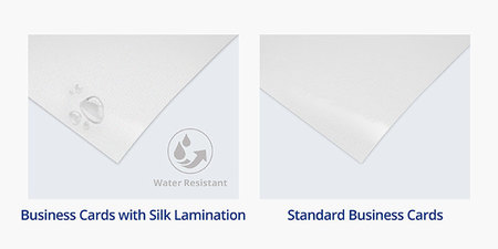 Silk Business Cards Laminations