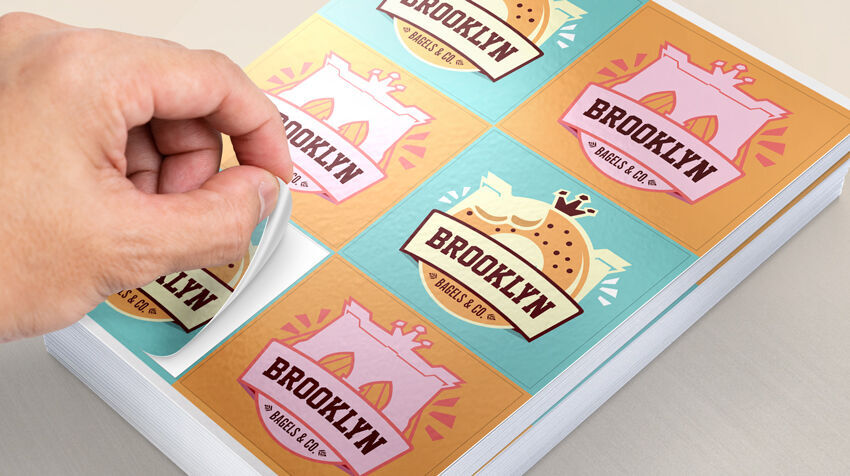 different sticker formats