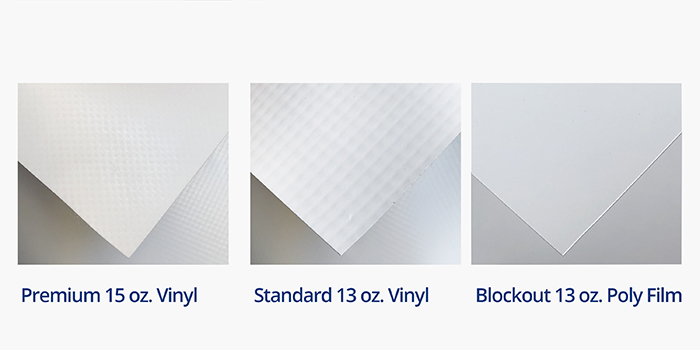 Vinyl and Poly Film Material Comparison