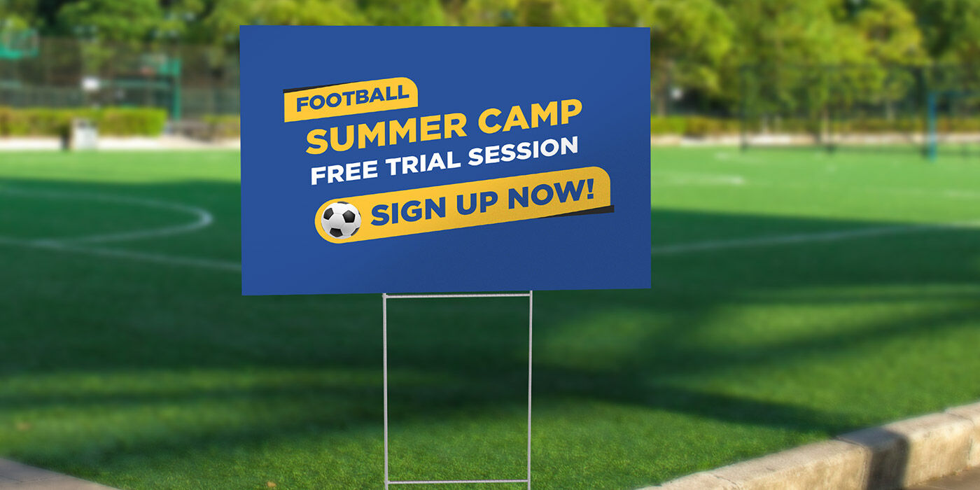 Yard Signs in Action