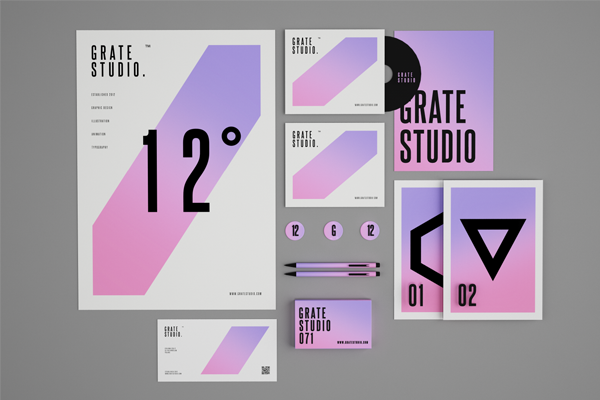 Design inspiration from Grate Studio Corporate Identity Examples - Grate Studio